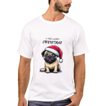 PUG T SHIRT PARA NATAL