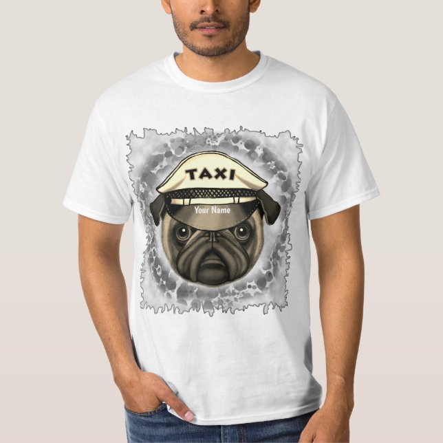 Camiseta Pug Taxi (Frente)