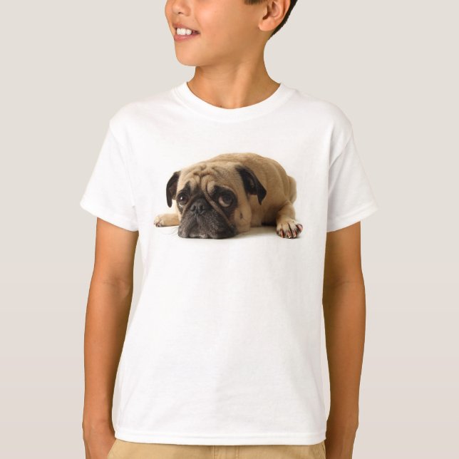 Camiseta Pug Triste (Frente)