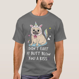 Camiseta Pug Unicorn for Women Men Mamãe Crianças Pais Avô