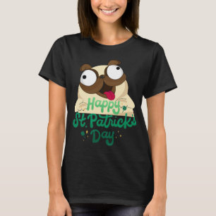 Camiseta Pug Unicórnio Arco-íris