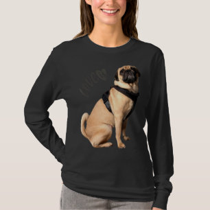 Camiseta Pug Women Pug Mãe Pai Vida Amor Cachorro Pet 1