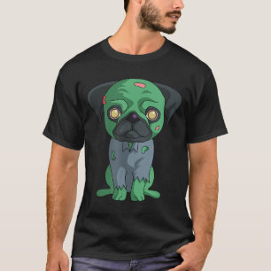 Camiseta Pug Zumbi