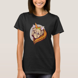 Camiseta Pugcorn Unicorn Pug Engraçado Cachorro Engraçado