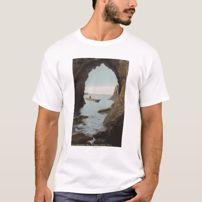 Camiseta Puget Sound, WA - caverna na decepção (Frente)