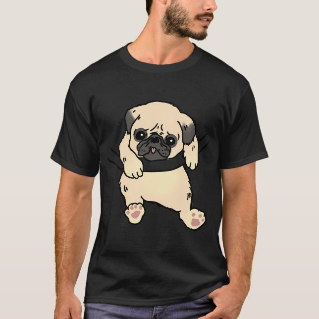 Camiseta Pugflower (Frente)