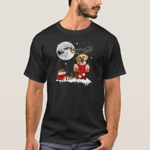 Camiseta Puggle Dog Chimney Ugly Christmas Lights Xmas Paja
