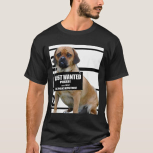 Camiseta Puggle Mais Procurada Pug Beagle Fofo
