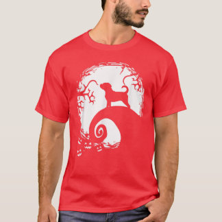 Camiseta Puggle Moon Halloween