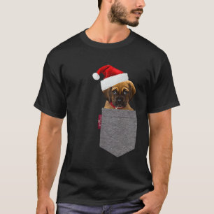 Camiseta Puggle Na Bolsa Natal Bonito Beagle Pug