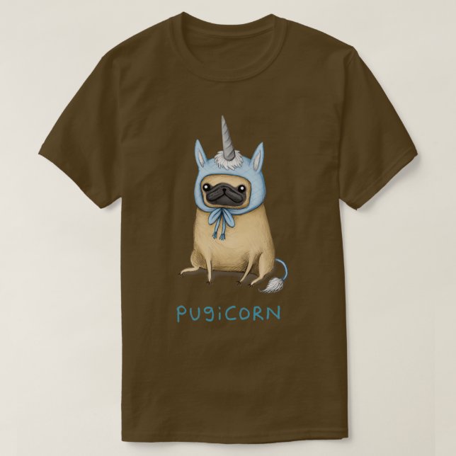 Camiseta Pugicorn Fawn (Frente do Design)