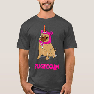 Camiseta Pugicorn  Magical Pug Unicorn  Dog Lover Gift 
