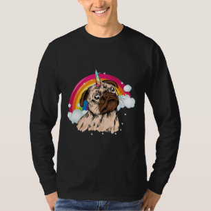 Camiseta Pugicorn Pug Unicorn Gift Para Raparigas Gala Espa