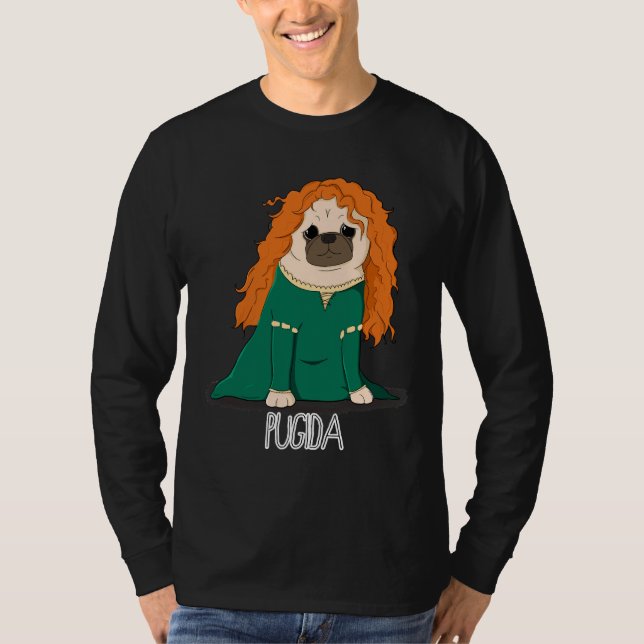 Camiseta Pugida! T-Shirt clássico 433 (Frente)