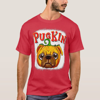 Camiseta Pugkin Pug Pumpkin T Shirt Halloween Meninos Tha