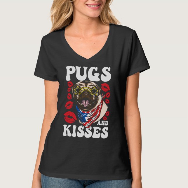 Camiseta Pugs and Kisses (Frente)