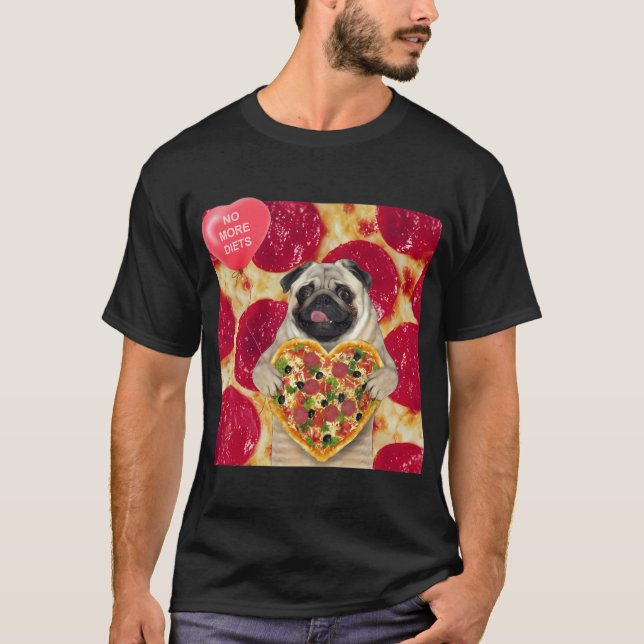 Camiseta Pugs Engraçados Com Armas (Frente)
