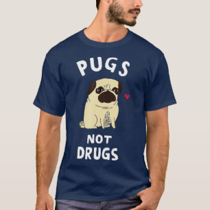 Camiseta Pugs Não É Engraçado Presente No Cachorro Em Teto