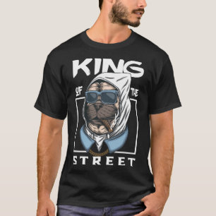 Camiseta Pugs On The Run-King Of The Street Clássico  537