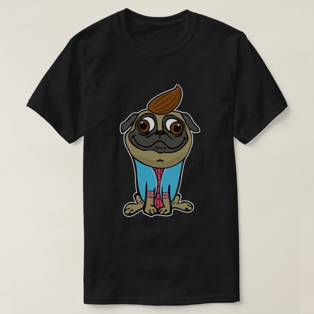 Camiseta Pugster nº 5 (Frente do Design)
