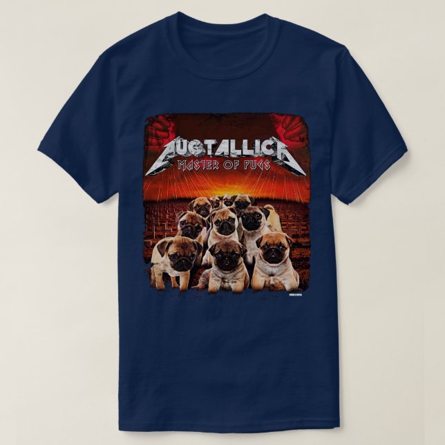 Camiseta Pugtallica 2 (Frente do Design)