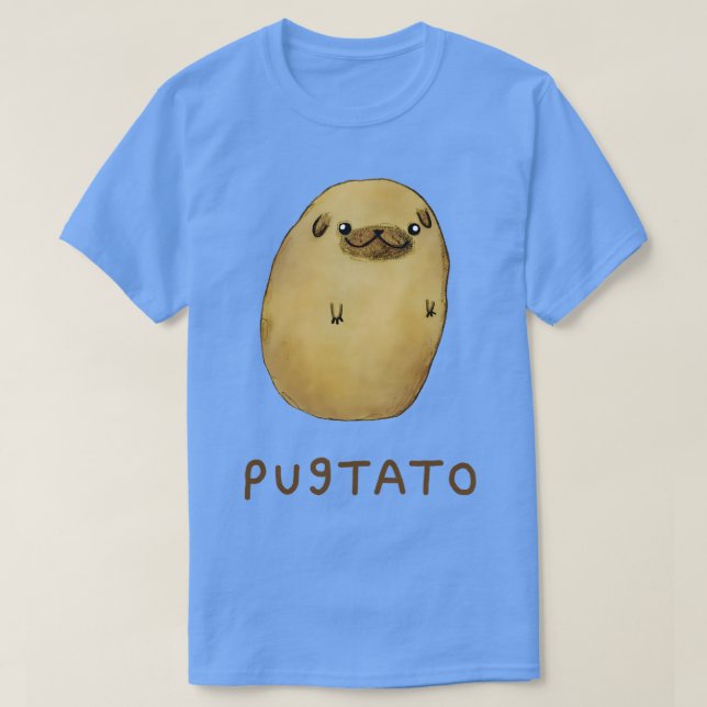 Camiseta Pugtato (Frente do Design)
