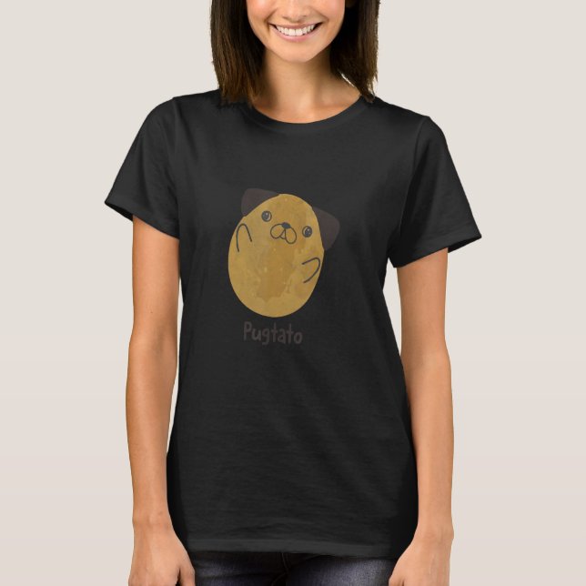 Camiseta Pugtato e Pug e Batata (Frente)