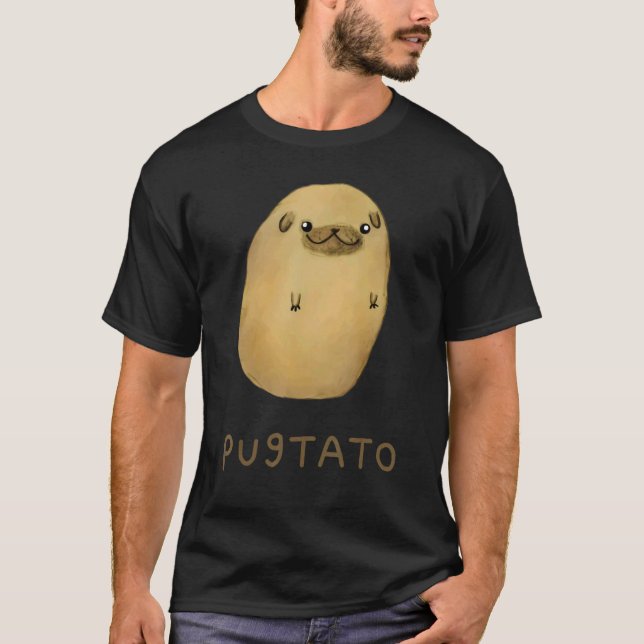Camiseta Pugtato Potato Dogs (Frente)