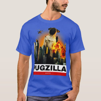 Camiseta PUGZILLA - Engraçado por amantes de cães para o Di