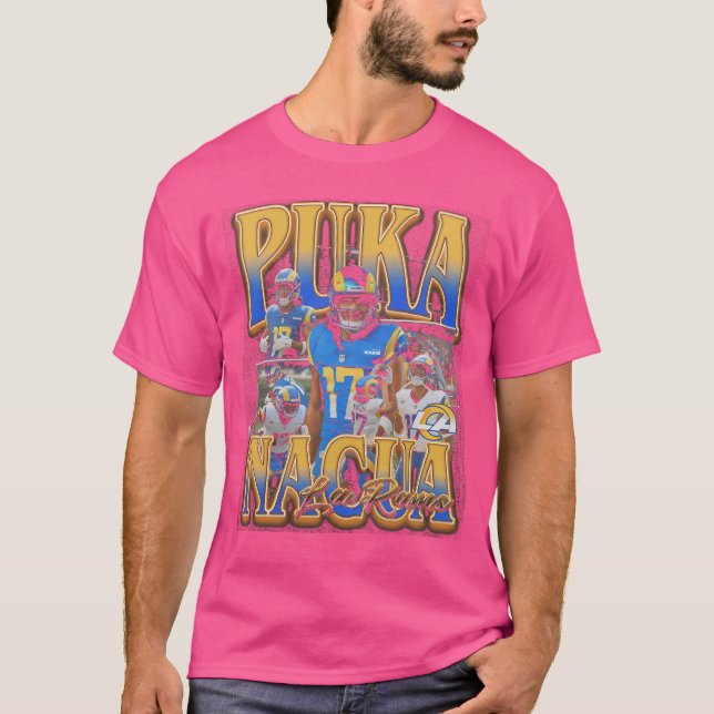 Camiseta Puka Nacua Retro Bootleg (Frente)