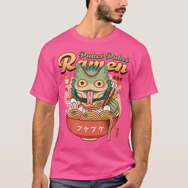 Camiseta Pukei Pukei Ramen Vintage (Frente)