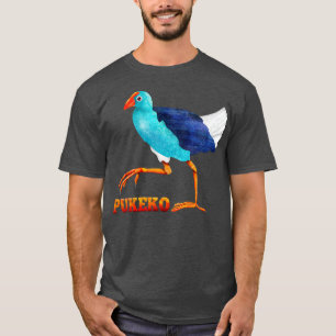 Camiseta Pukeko Nova Zelândia Bird