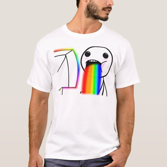 Camiseta Pukes Rainbows (Frente)