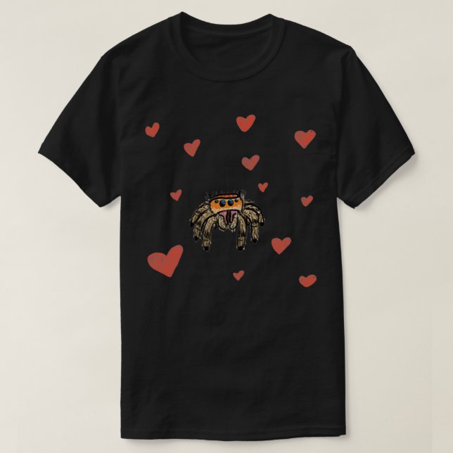 Camiseta Pulando o Amor da Aranha (Frente do Design)