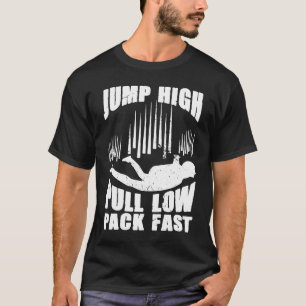 Camiseta Pular Alto Pacote Fraco Pacote Rápido de Paraqueda