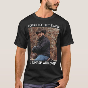 Camiseta Pular com um chicote