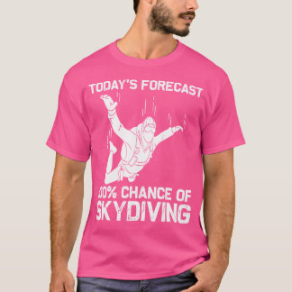 Camiseta Pular de Paraquedas Engraçado para Saltar de Paraq