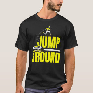 Camiseta Pular Em Torno De Trampoliner Trampoliner