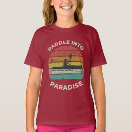 Camiseta "Pule no Paraíso." em multicores: