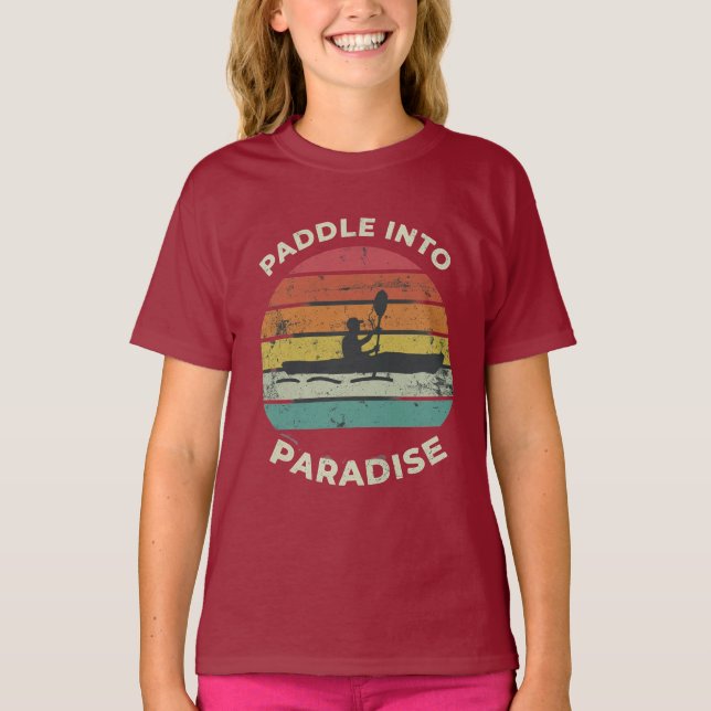 Camiseta "Pule no Paraíso." em multicores: (Frente)