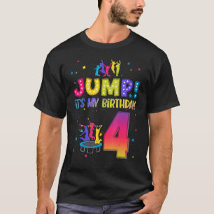 Camiseta Pule o meu aniversário, 4º aniversário, Festa de C