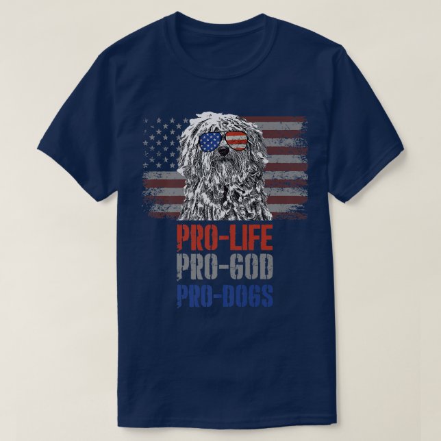 Camiseta Pulik Pro Life Pro Deus Pro Cães Premium (Frente do Design)