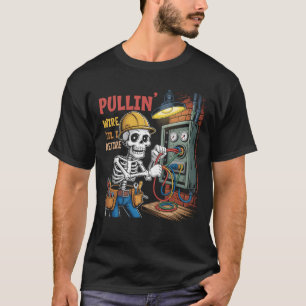 Camiseta Pullin_Fio_Elétrico Do Esqueleto - Até Que Eu Atir
