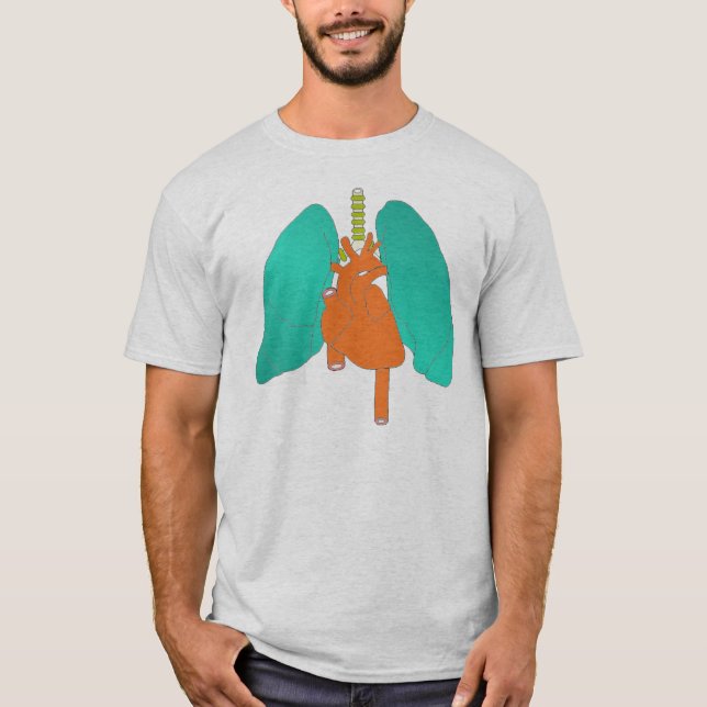 Camiseta Pulmões do coração (Frente)