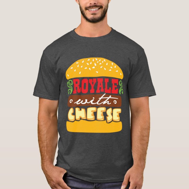 Camiseta Pulp Fiction Royale with cheese gift (Frente)