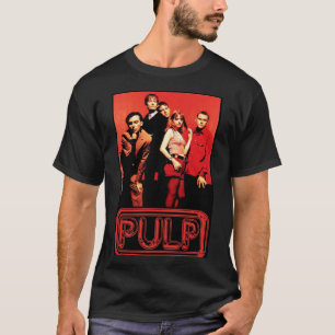 Camiseta PULP - T-Shirt Clássico de Poster de BANDA