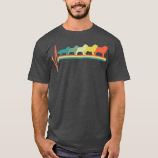 Camiseta Pulsação 1 do Cão-de-Montanha Pirenéus