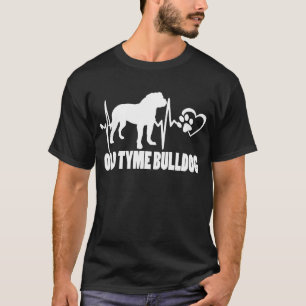 Camiseta Pulsação – Cachorro Bulldog Antigo - Melhor Amigo