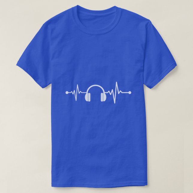 Camiseta pulsação de Produtor de Música (Frente do Design)