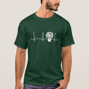 Camiseta Pulsação do coração ambiental do engenheiro